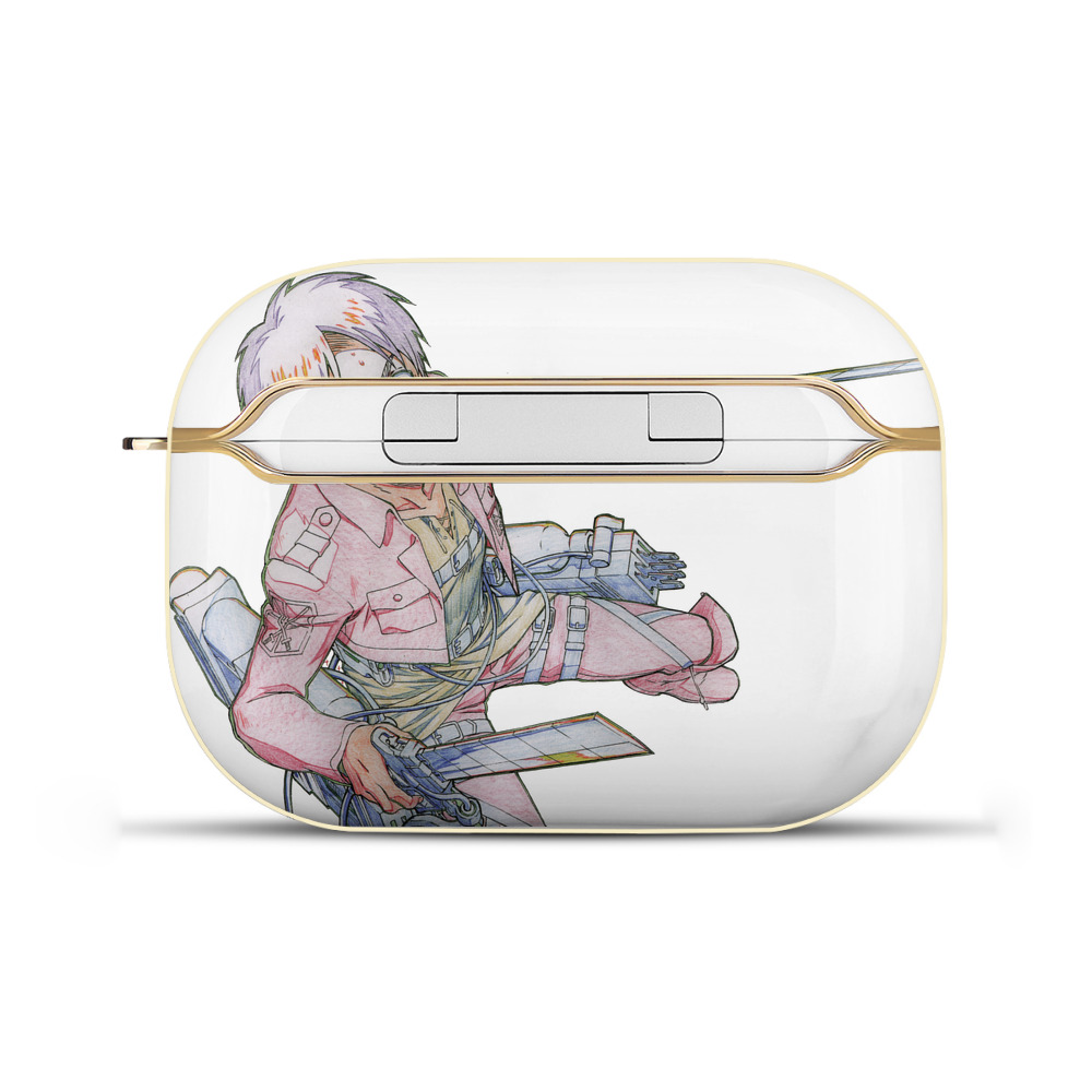 （画像用） 進撃の巨人 エレン･イェーガー Attack on Titan Eren Jäger 【AirPods Pro用】ハードシェル保護ケース｜耐衝撃・防指紋・カラビナ付き商品仕様