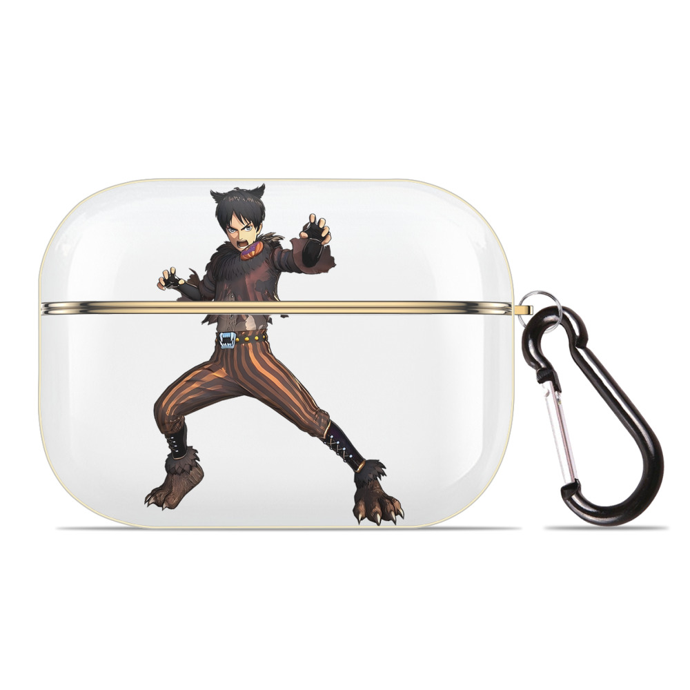 （画像用） 進撃の巨人 エレン･イェーガー Attack on Titan Eren Jäger 【AirPods Pro用】ハードシェル保護ケース｜耐衝撃・防指紋・カラビナ付き商品仕様
