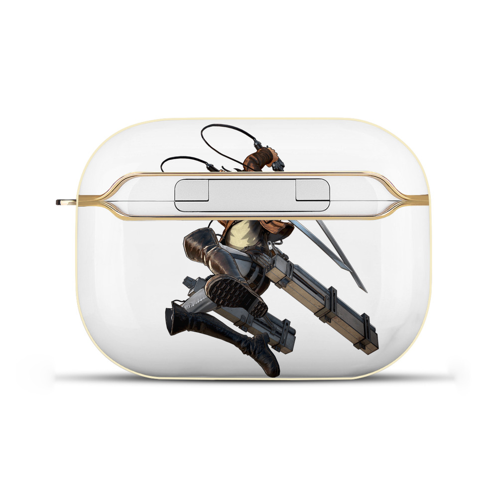 （画像用） 進撃の巨人 エレン･イェーガー Attack on Titan Eren Jäger 【AirPods Pro用】ハードシェル保護ケース｜耐衝撃・防指紋・カラビナ付き商品仕様