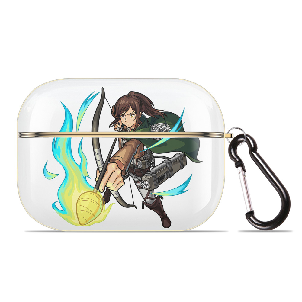 （画像用） 進撃の巨人 サシャ·ブラウス Attack on Titan Sasha Blaus 【AirPods Pro用】ハードシェル保護ケース｜耐衝撃・防指紋・カラビナ付き商品仕様
