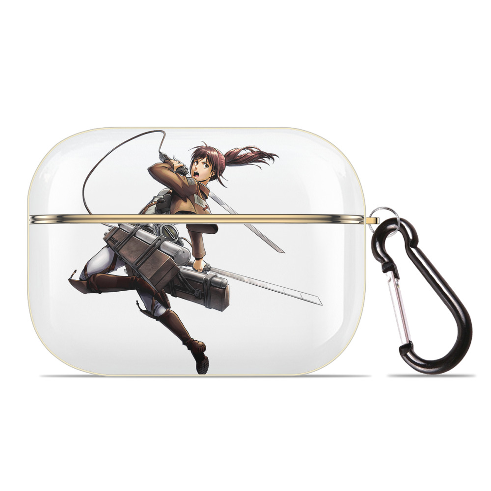 （画像用） 進撃の巨人 サシャ·ブラウス Attack on Titan Sasha Blaus 【AirPods Pro用】ハードシェル保護ケース｜耐衝撃・防指紋・カラビナ付き商品仕様