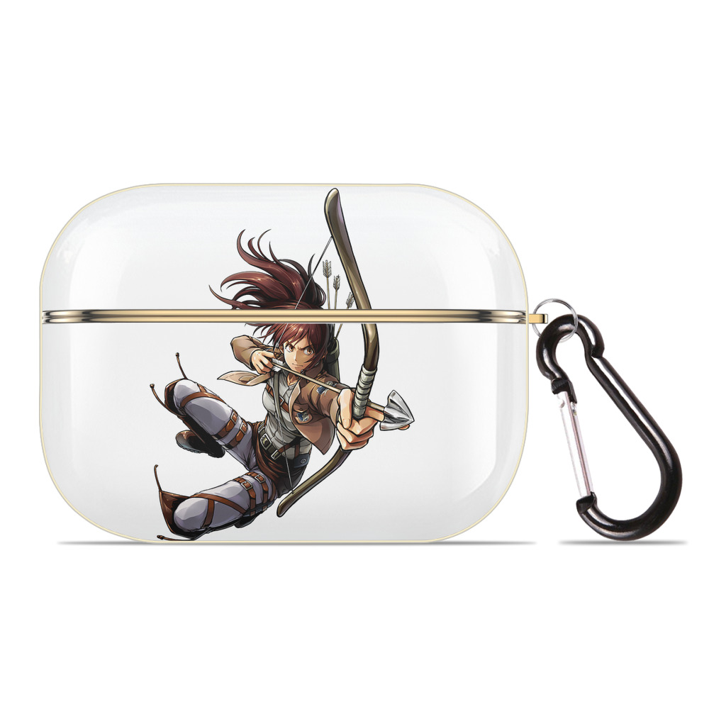 （画像用） 進撃の巨人 サシャ·ブラウス Attack on Titan Sasha Blaus 【AirPods Pro用】ハードシェル保護ケース｜耐衝撃・防指紋・カラビナ付き商品仕様