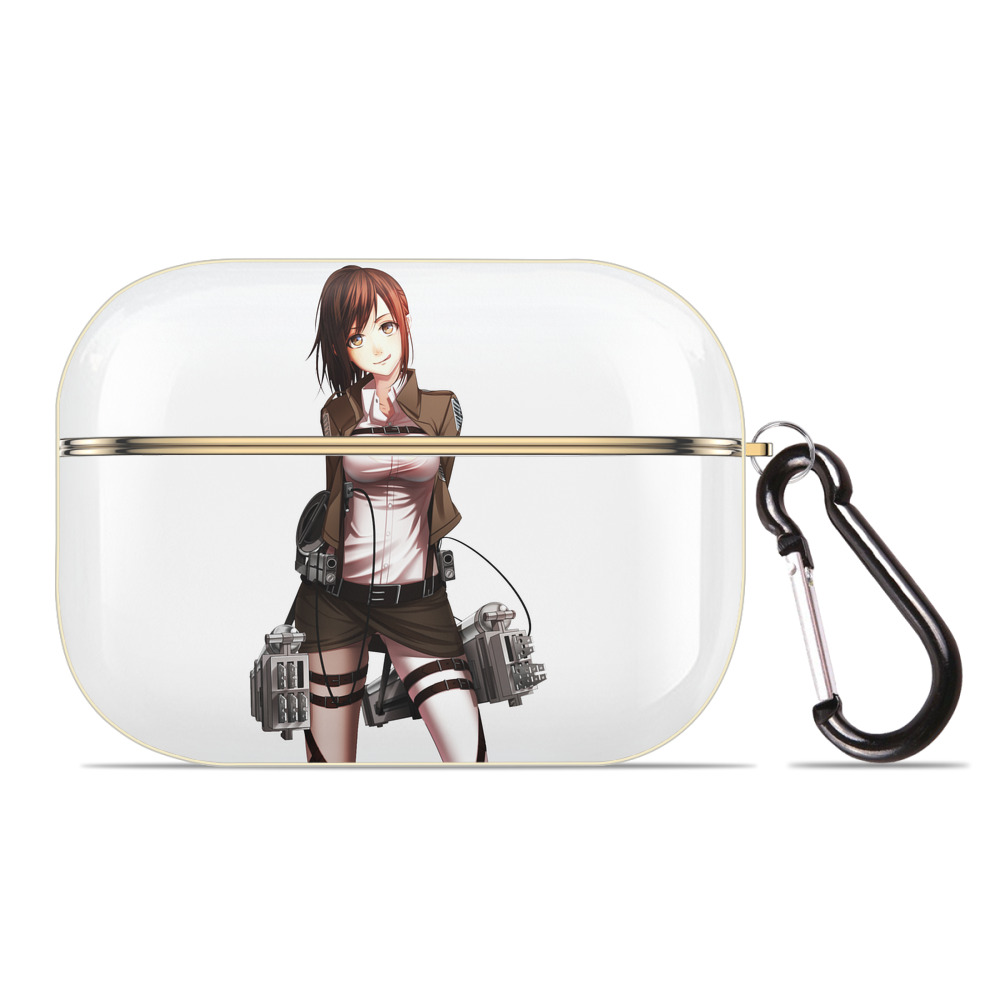 （画像用） 進撃の巨人 サシャ·ブラウス Attack on Titan Sasha Blaus 【AirPods Pro用】ハードシェル保護ケース｜耐衝撃・防指紋・カラビナ付き商品仕様