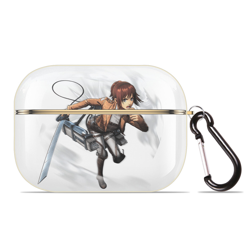 （画像用） 進撃の巨人 サシャ·ブラウス Attack on Titan Sasha Blaus 【AirPods Pro用】ハードシェル保護ケース｜耐衝撃・防指紋・カラビナ付き商品仕様