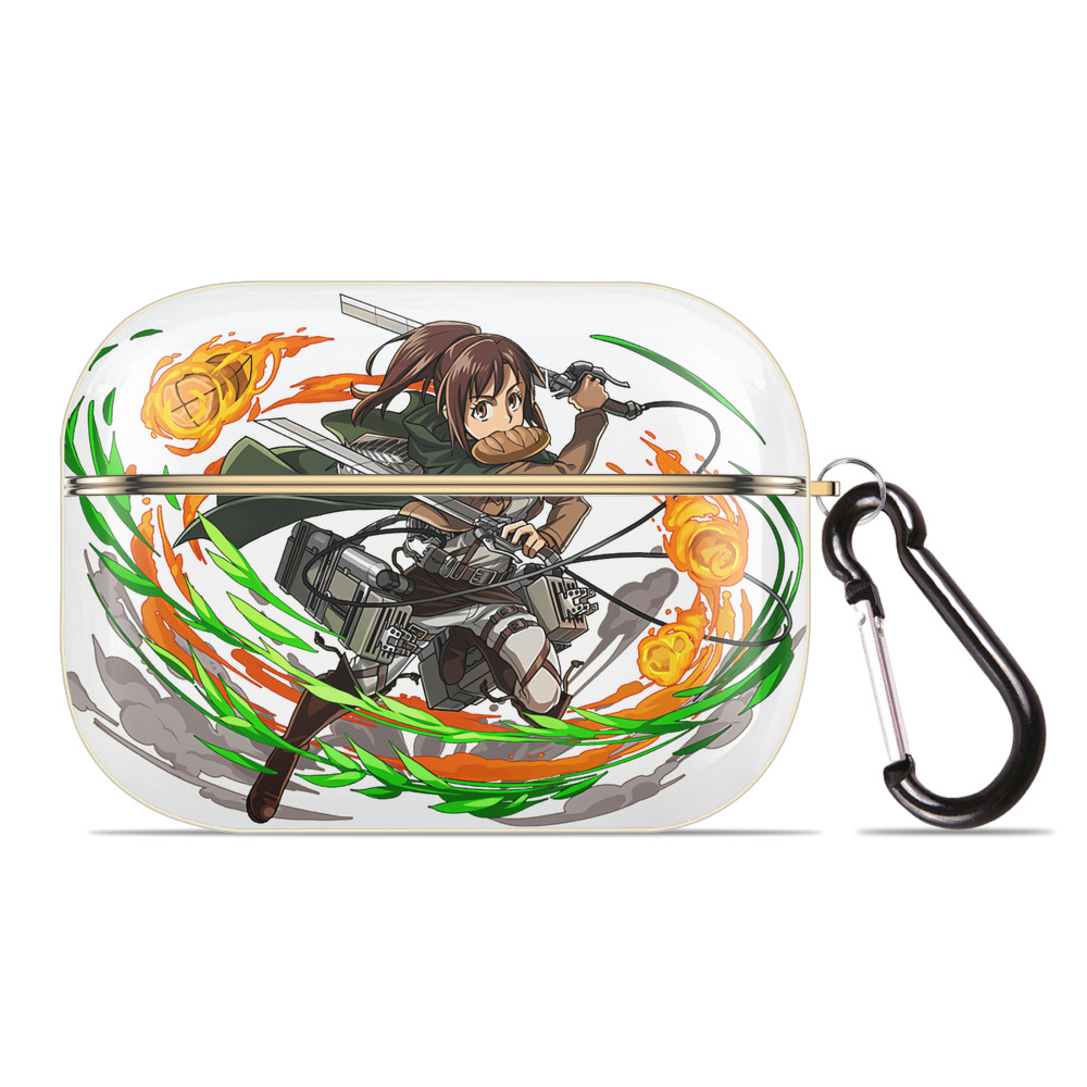 （画像用） 進撃の巨人 サシャ·ブラウス Attack on Titan Sasha Blaus 【AirPods Pro用】ハードシェル保護ケース｜耐衝撃・防指紋・カラビナ付き商品仕様