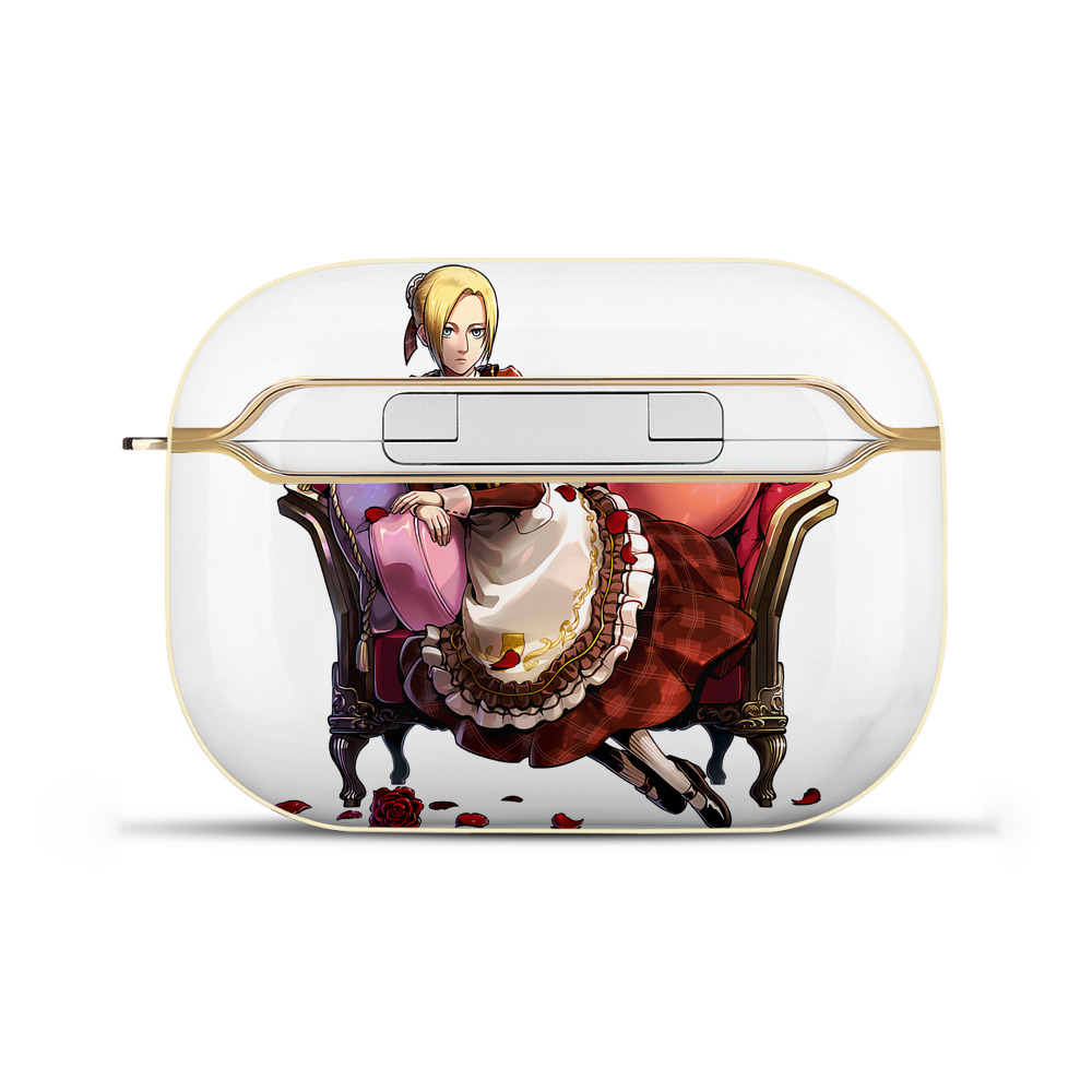 （画像用） 進撃の巨人 アニ・レオンハート Attack on Titan Annie Leonhart 【AirPods Pro用】ハードシェル保護ケース｜耐衝撃・防指紋・カラビナ付き商品仕様