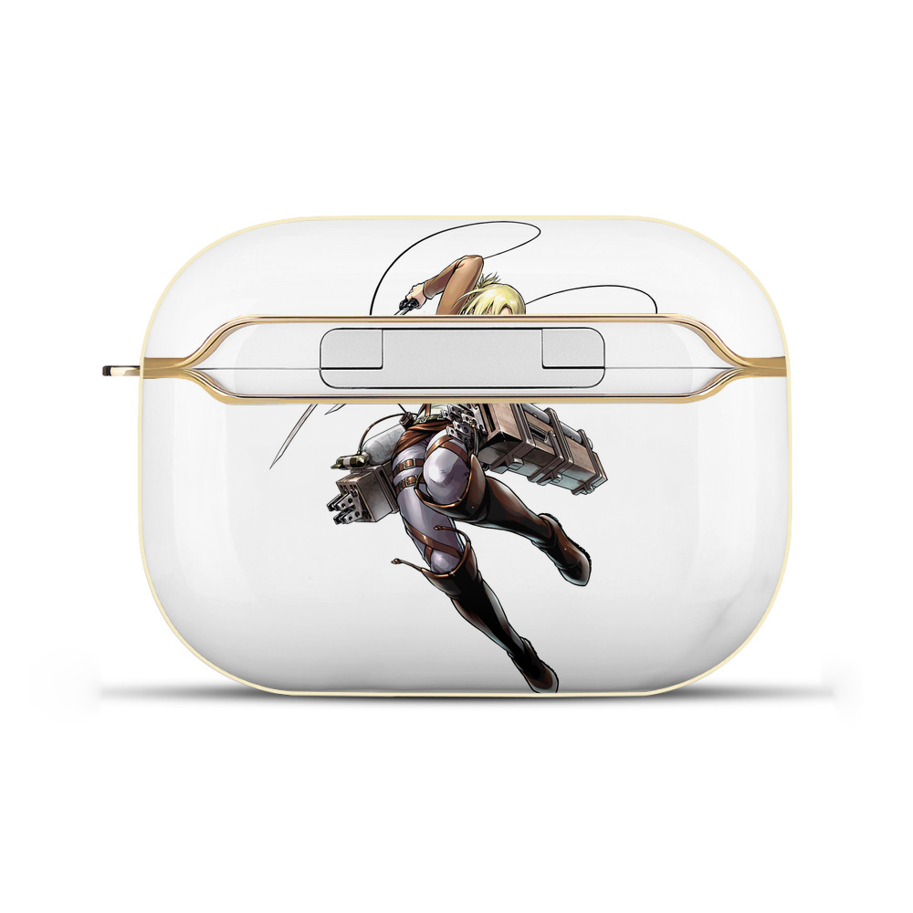 （画像用） 進撃の巨人 アニ・レオンハート Attack on Titan Annie Leonhart 【AirPods Pro用】ハードシェル保護ケース｜耐衝撃・防指紋・カラビナ付き商品仕様