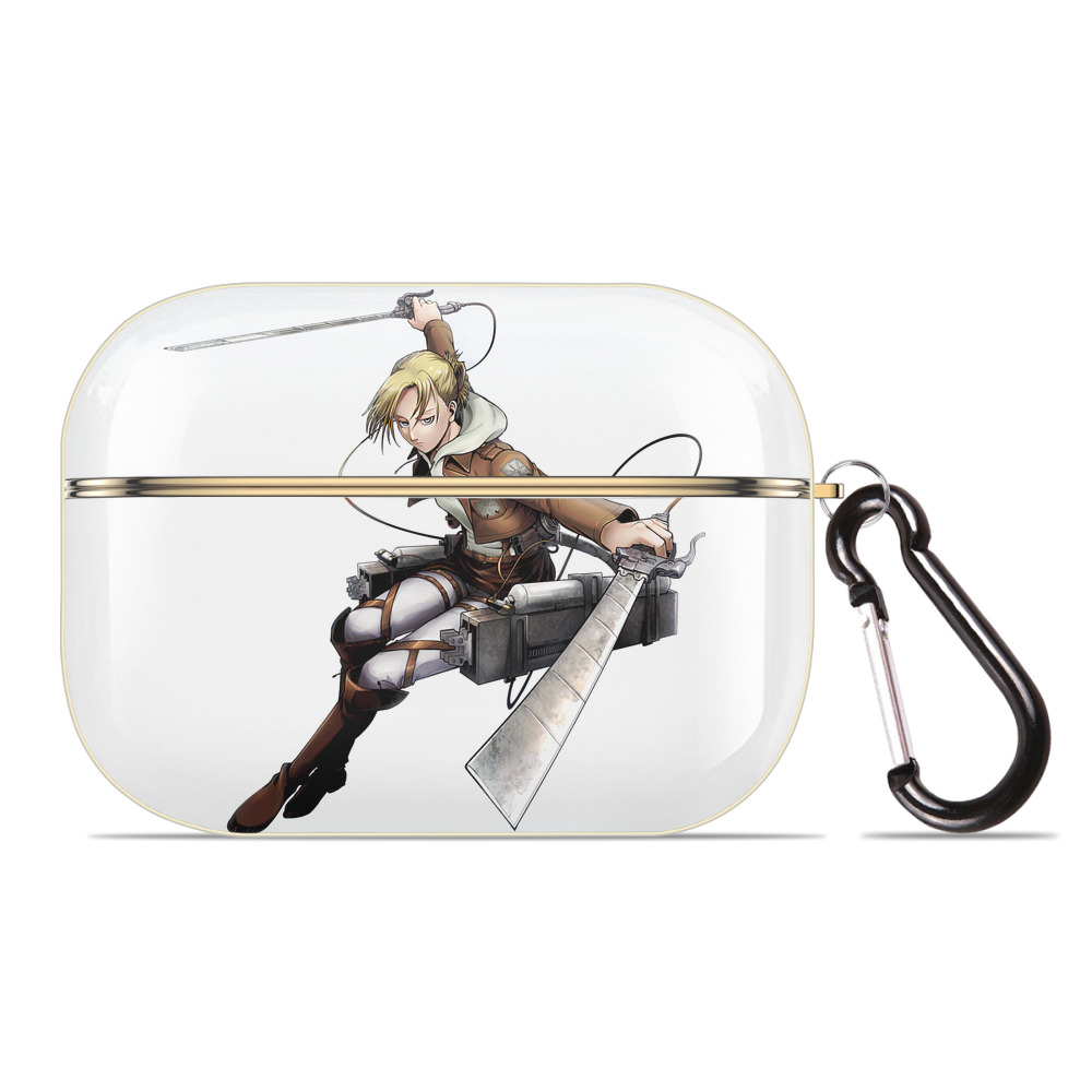 （画像用） 進撃の巨人 アニ・レオンハート Attack on Titan Annie Leonhart 【AirPods Pro用】ハードシェル保護ケース｜耐衝撃・防指紋・カラビナ付き商品仕様