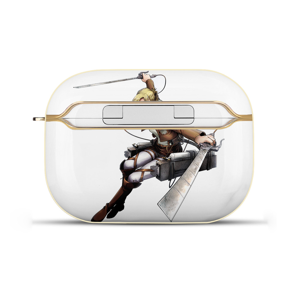 （画像用） 進撃の巨人 アニ・レオンハート Attack on Titan Annie Leonhart 【AirPods Pro用】ハードシェル保護ケース｜耐衝撃・防指紋・カラビナ付き商品仕様