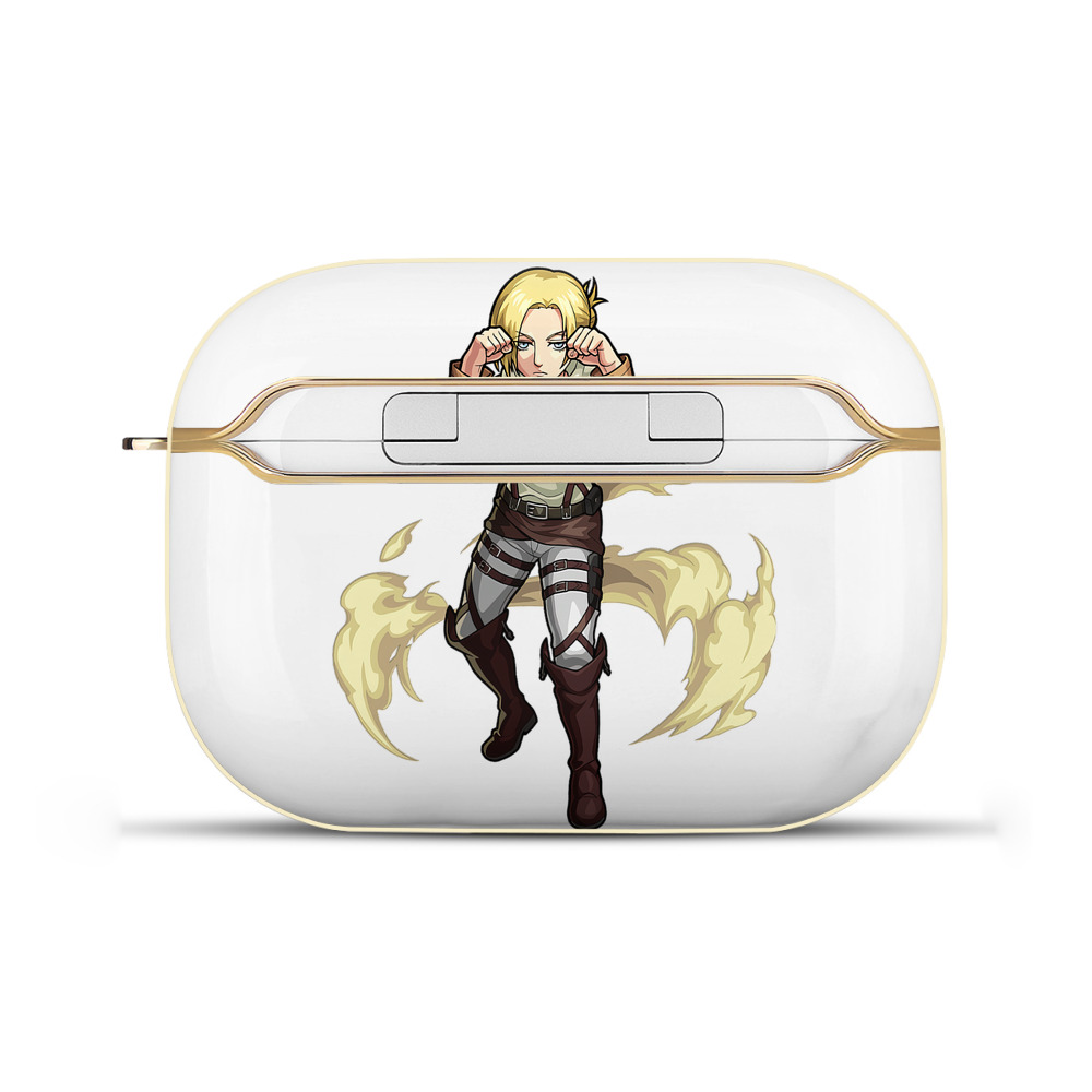 （画像用） 進撃の巨人 アニ・レオンハート Attack on Titan Annie Leonhart 【AirPods Pro用】ハードシェル保護ケース｜耐衝撃・防指紋・カラビナ付き商品仕様
