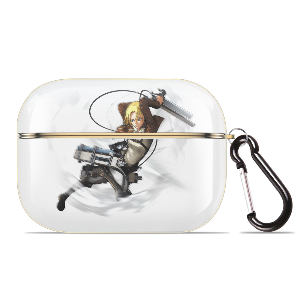 （画像用） 進撃の巨人 アニ・レオンハート Attack on Titan Annie Leonhart 【AirPods Pro用】ハードシェル保護ケース｜耐衝撃・防指紋・カラビナ付き商品仕様