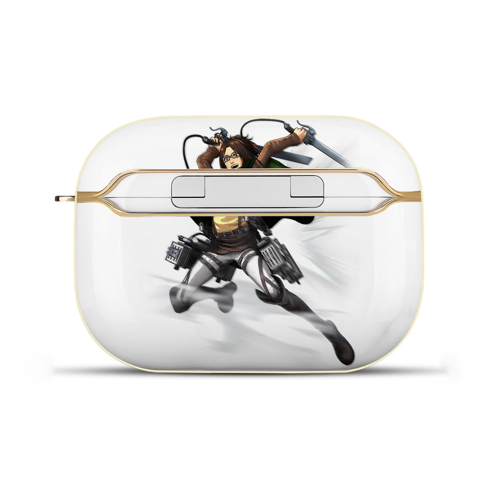 （画像用） 進撃の巨人 ハンジ·ゾエ Attack on Titan Hanji Zoe 【AirPods Pro用】ハードシェル保護ケース｜耐衝撃・防指紋・カラビナ付き商品仕様