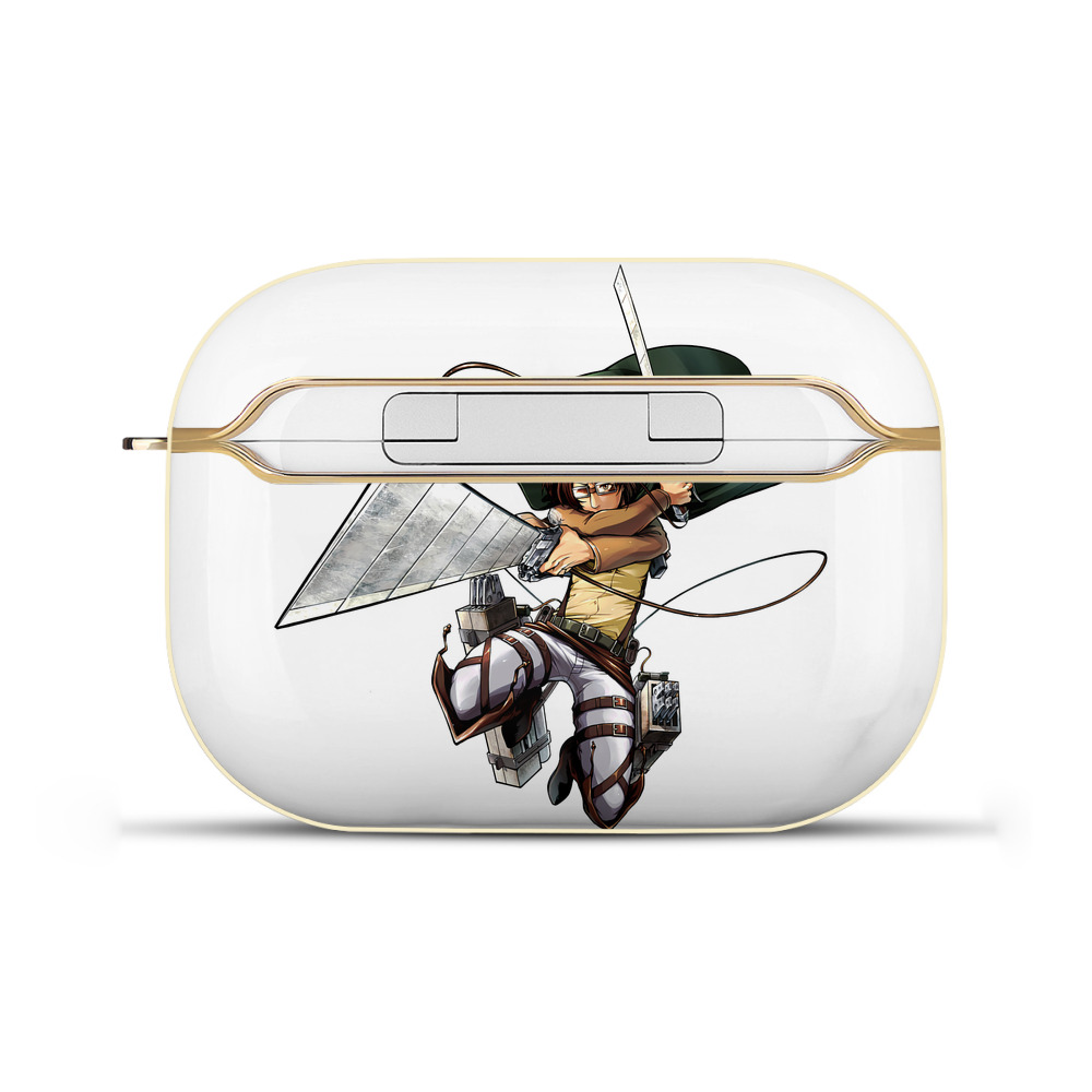 （画像用） 進撃の巨人 ハンジ·ゾエ Attack on Titan Hanji Zoe 【AirPods Pro用】ハードシェル保護ケース｜耐衝撃・防指紋・カラビナ付き商品仕様