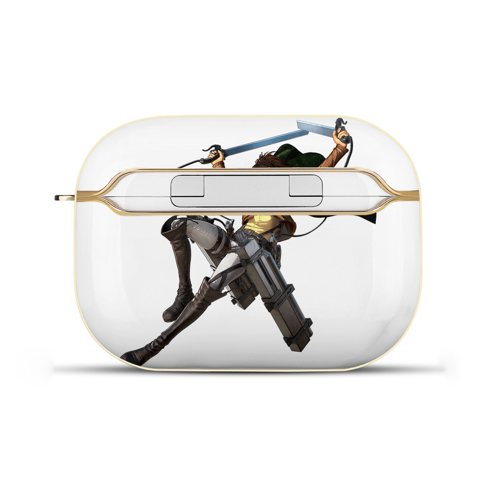 （画像用） 進撃の巨人 ハンジ·ゾエ Attack on Titan Hanji Zoe 【AirPods Pro用】ハードシェル保護ケース｜耐衝撃・防指紋・カラビナ付き商品仕様