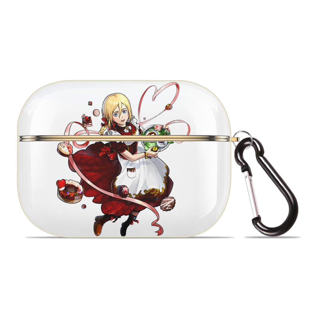 （画像用） 進撃の巨人 クリスタ·レンズ Attack on Titan Christa Lenz 【AirPods Pro用】ハードシェル保護ケース｜耐衝撃・防指紋・カラビナ付き商品仕様