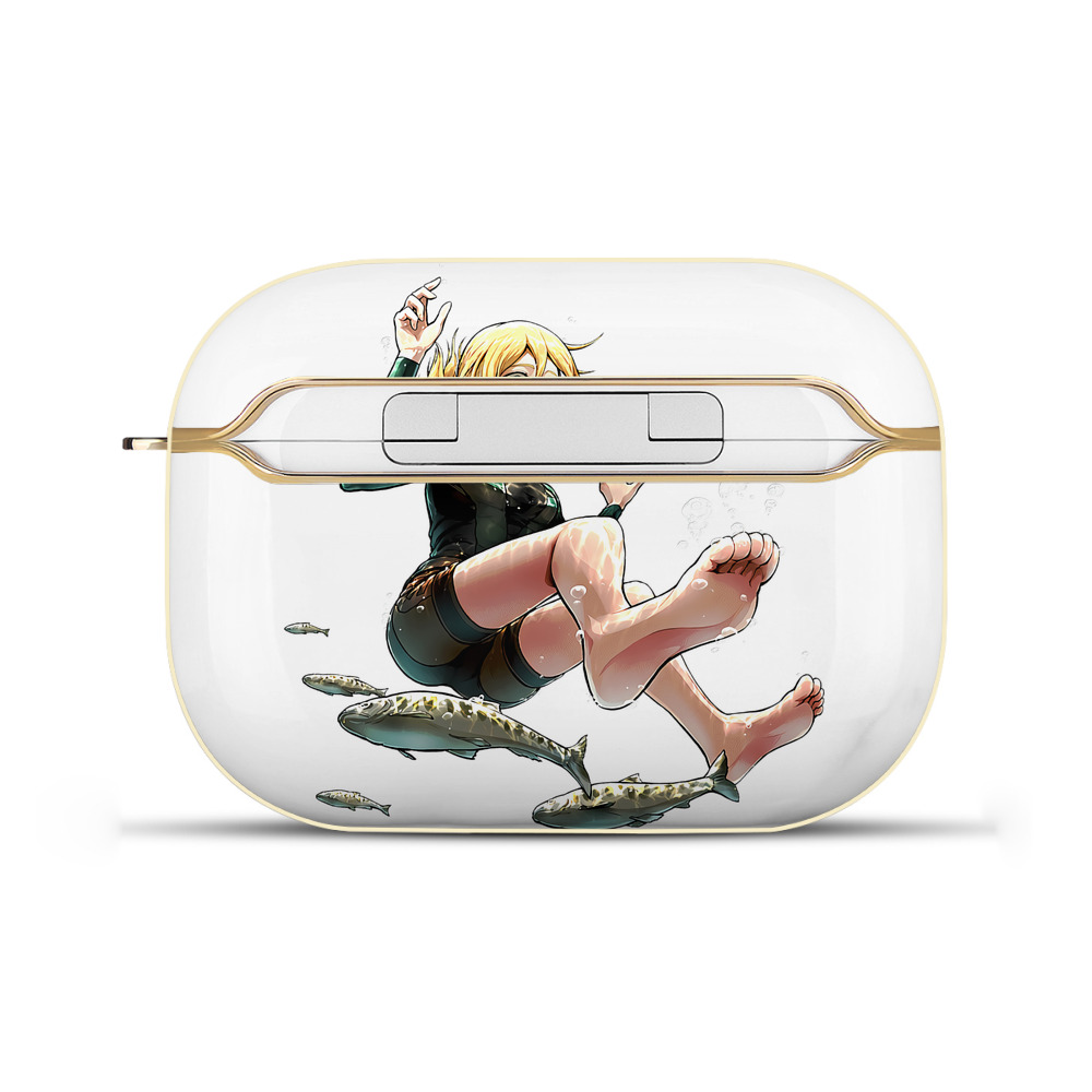 （画像用） 進撃の巨人 クリスタ·レンズ Attack on Titan Christa Lenz 【AirPods Pro用】ハードシェル保護ケース｜耐衝撃・防指紋・カラビナ付き商品仕様