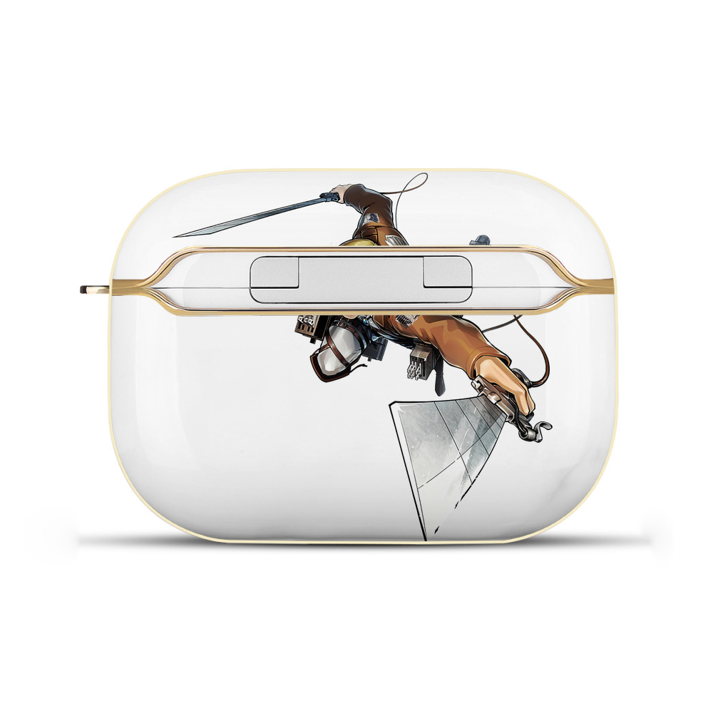 （画像用） 進撃の巨人 エルヴィン・スミス Attack on Titan Erwin Smith 【AirPods Pro用】ハードシェル保護ケース｜耐衝撃・防指紋・カラビナ付き商品仕様