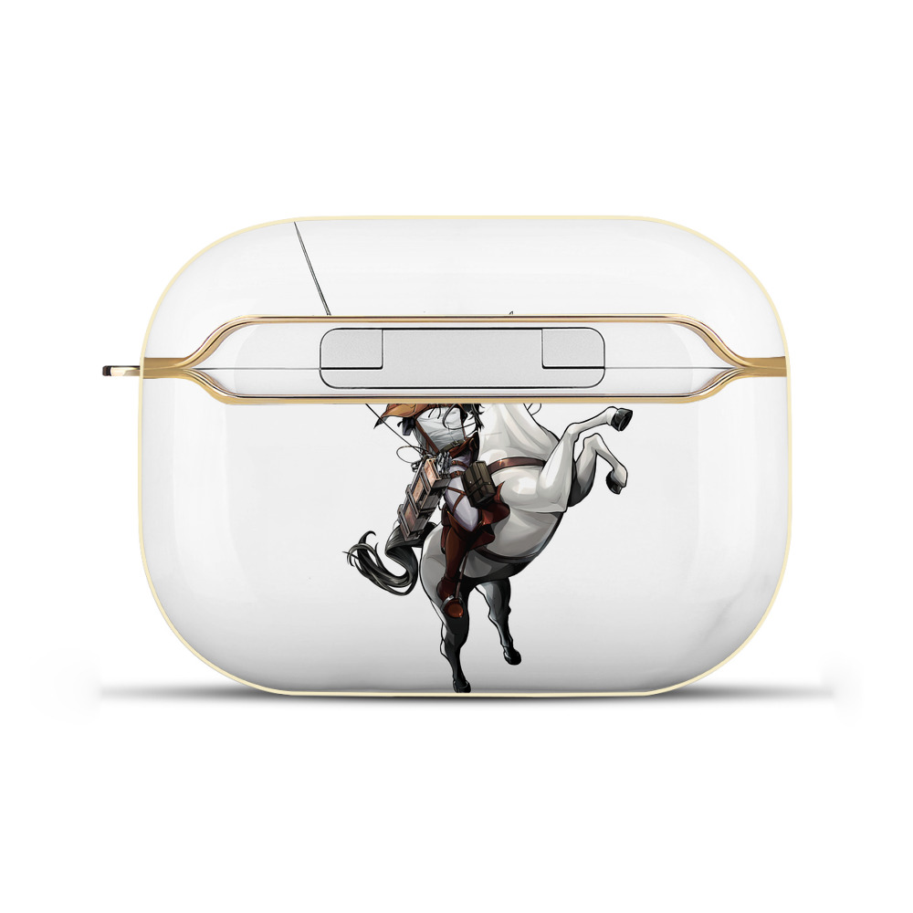 （画像用） 進撃の巨人 エルヴィン・スミス Attack on Titan Erwin Smith 【AirPods Pro用】ハードシェル保護ケース｜耐衝撃・防指紋・カラビナ付き商品仕様