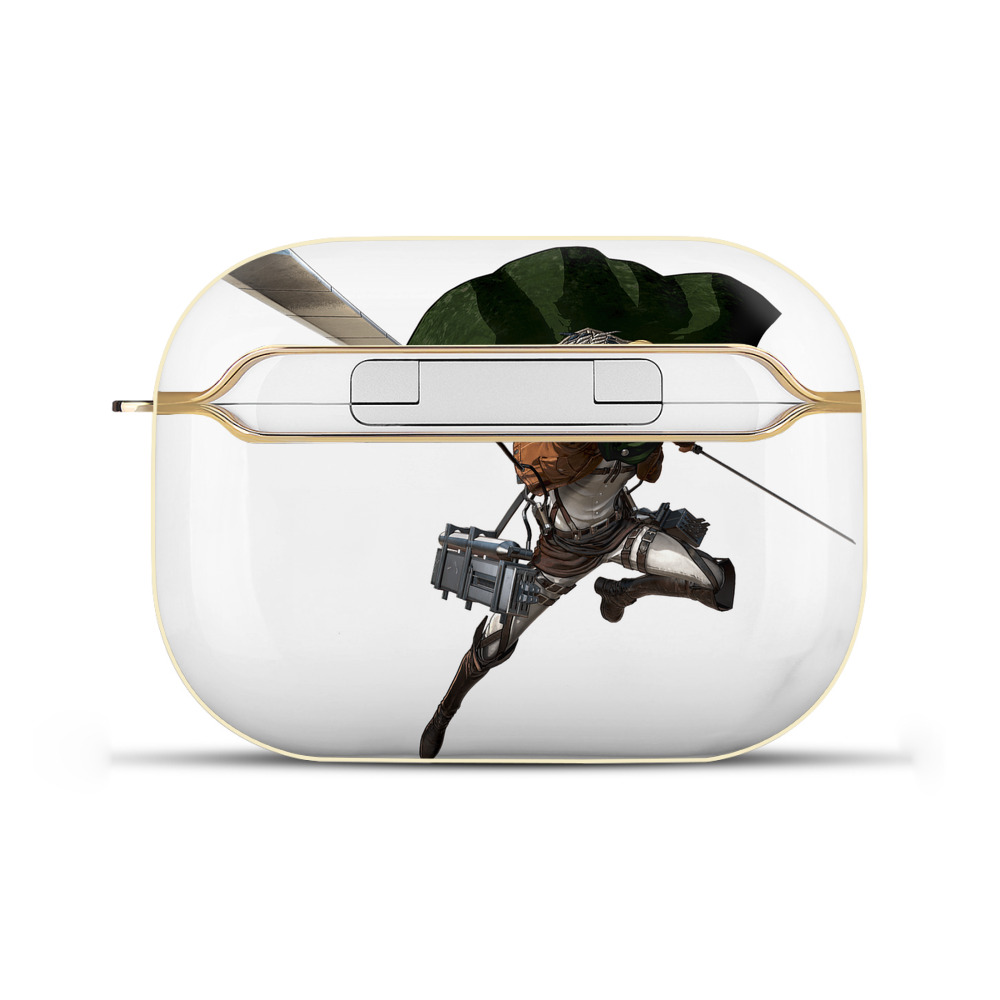（画像用） 進撃の巨人 エルヴィン・スミス Attack on Titan Erwin Smith 【AirPods Pro用】ハードシェル保護ケース｜耐衝撃・防指紋・カラビナ付き商品仕様