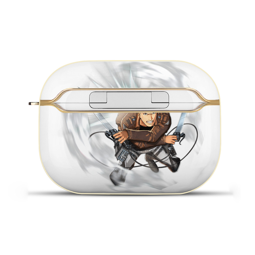（画像用） 進撃の巨人 ライナー・ブラウン Attack on Titan Reiner Braun 【AirPods Pro用】ハードシェル保護ケース｜耐衝撃・防指紋・カラビナ付き商品仕様