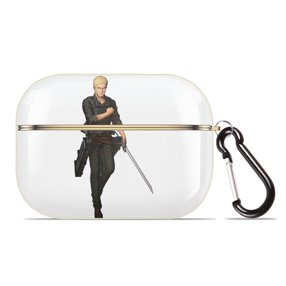 （画像用） 進撃の巨人 ライナー・ブラウン Attack on Titan Reiner Braun 【AirPods Pro用】ハードシェル保護ケース｜耐衝撃・防指紋・カラビナ付き商品仕様