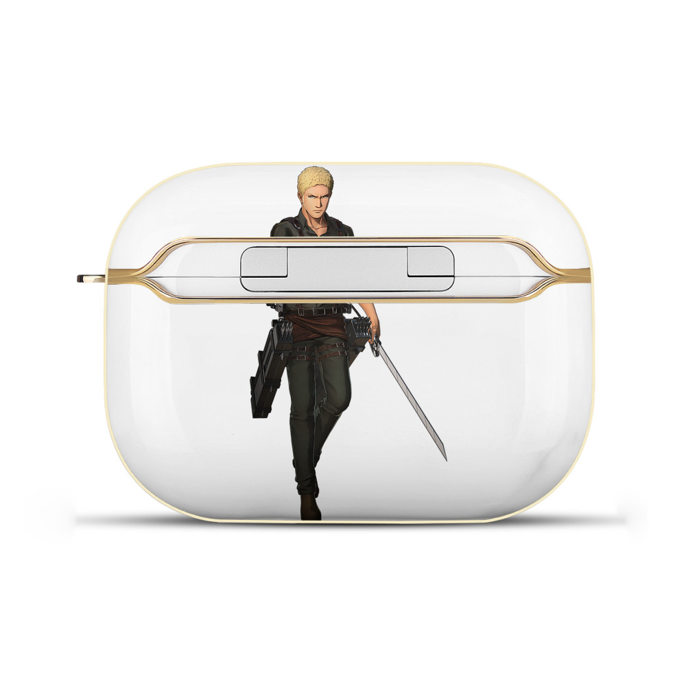 （画像用） 進撃の巨人 ライナー・ブラウン Attack on Titan Reiner Braun 【AirPods Pro用】ハードシェル保護ケース｜耐衝撃・防指紋・カラビナ付き商品仕様
