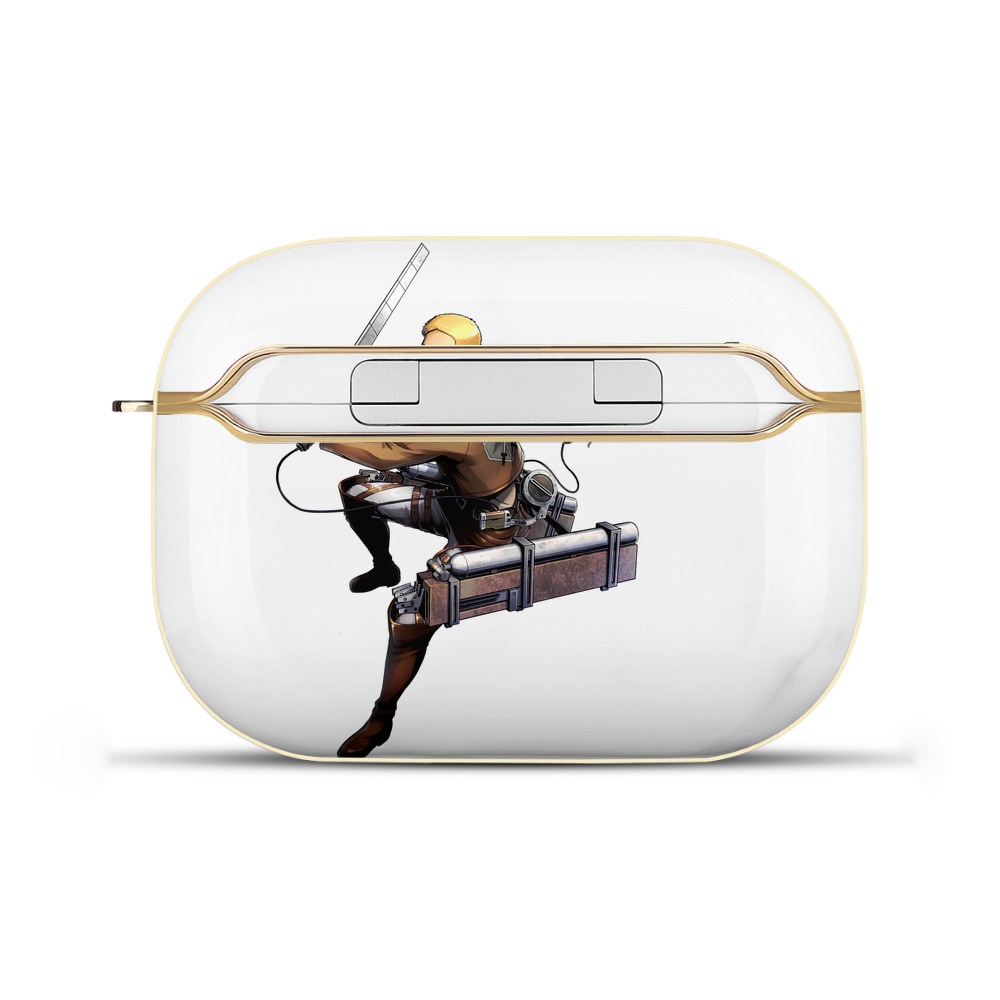 （画像用） 進撃の巨人 ライナー・ブラウン Attack on Titan Reiner Braun 【AirPods Pro用】ハードシェル保護ケース｜耐衝撃・防指紋・カラビナ付き商品仕様