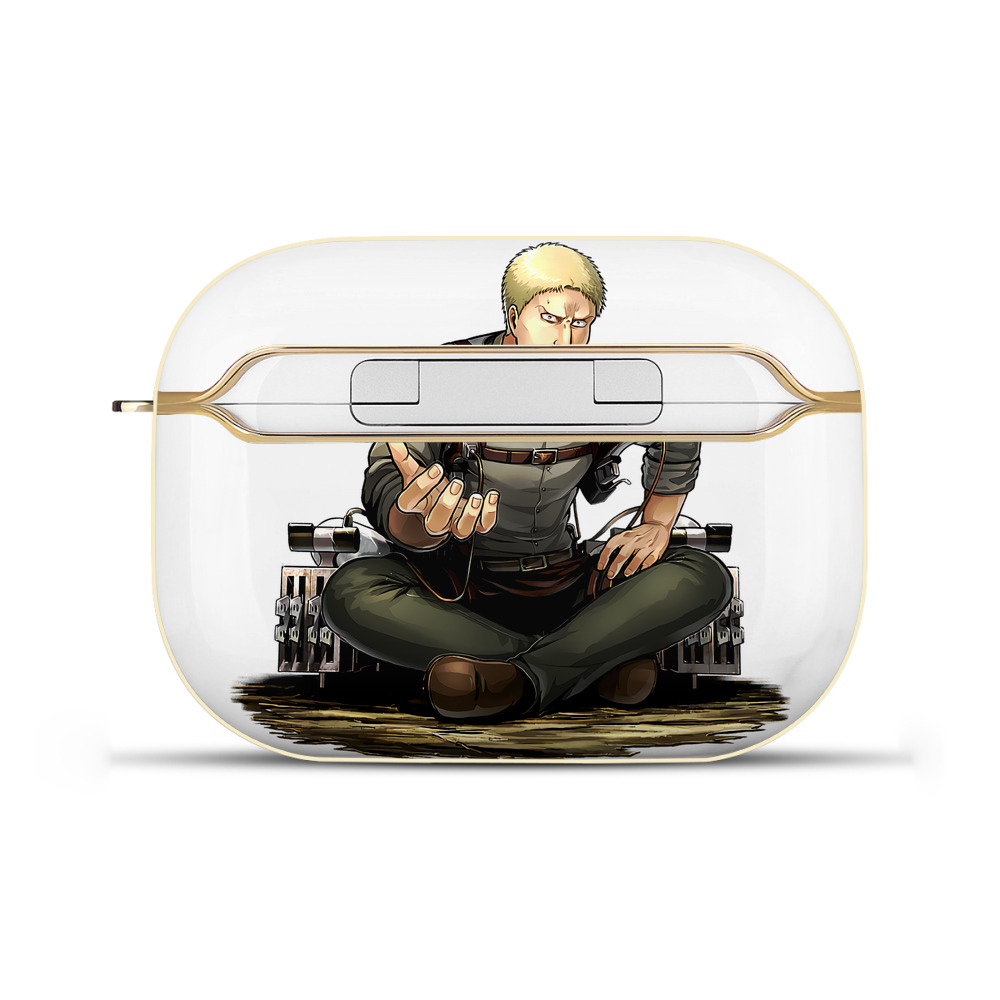 （画像用） 進撃の巨人 ライナー・ブラウン Attack on Titan Reiner Braun 【AirPods Pro用】ハードシェル保護ケース｜耐衝撃・防指紋・カラビナ付き商品仕様
