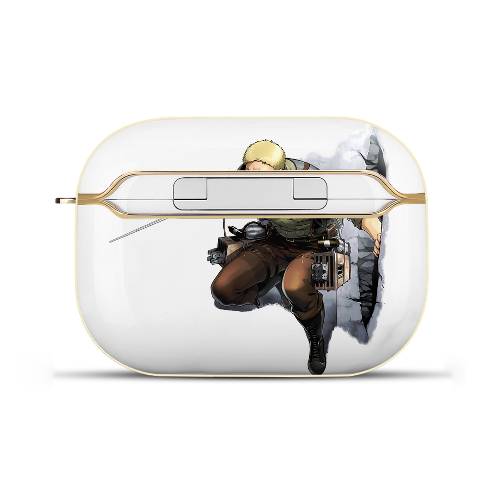 （画像用） 進撃の巨人 ライナー・ブラウン Attack on Titan Reiner Braun 【AirPods Pro用】ハードシェル保護ケース｜耐衝撃・防指紋・カラビナ付き商品仕様