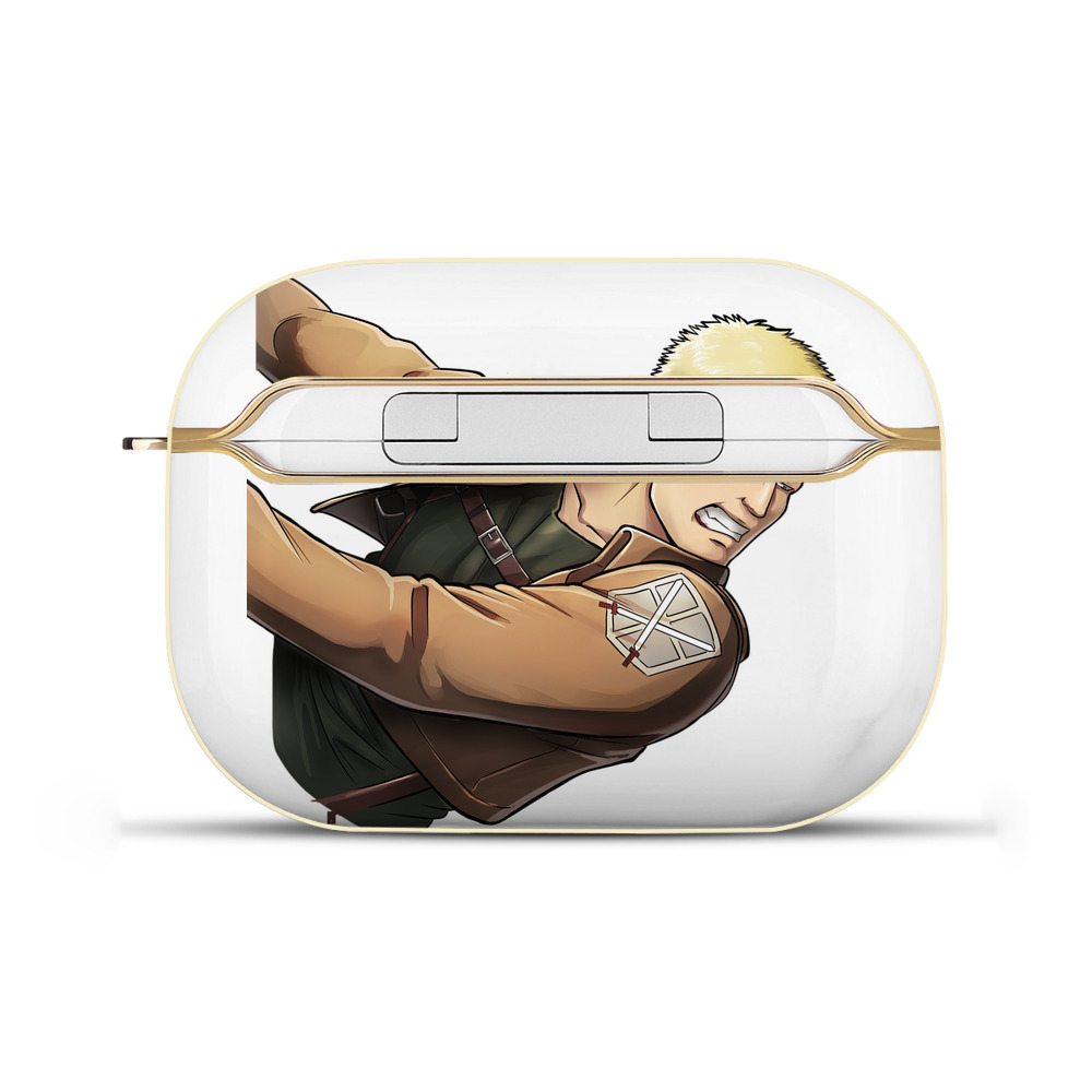 （画像用） 進撃の巨人 ライナー・ブラウン Attack on Titan Reiner Braun 【AirPods Pro用】ハードシェル保護ケース｜耐衝撃・防指紋・カラビナ付き商品仕様
