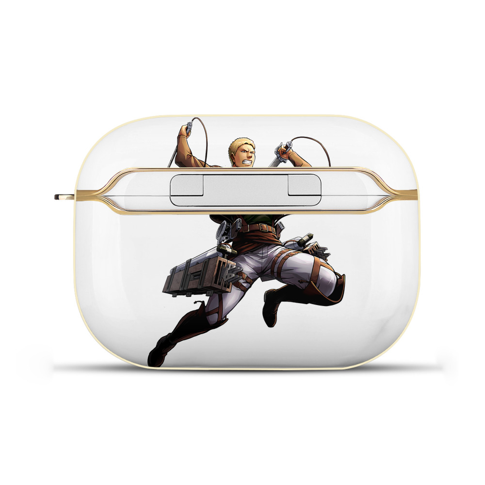 （画像用） 進撃の巨人 ライナー・ブラウン Attack on Titan Reiner Braun 【AirPods Pro用】ハードシェル保護ケース｜耐衝撃・防指紋・カラビナ付き商品仕様