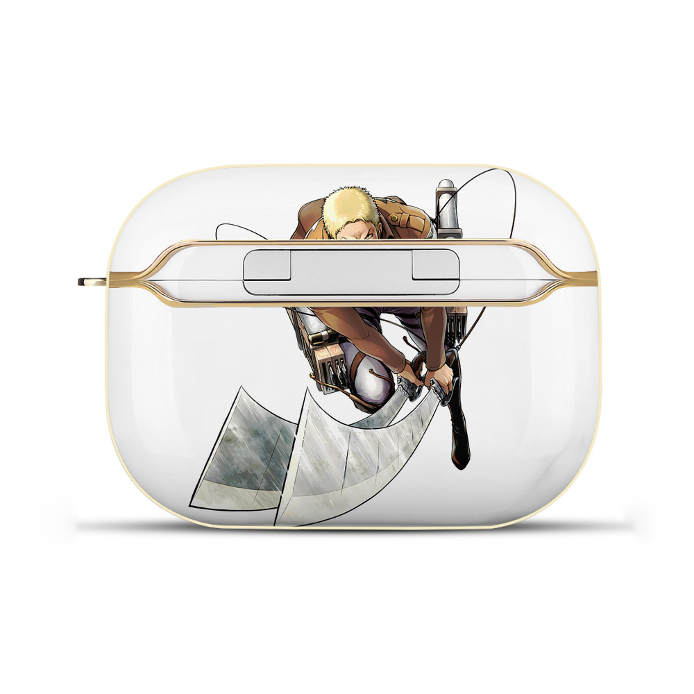 （画像用） 進撃の巨人 ライナー・ブラウン Attack on Titan Reiner Braun 【AirPods Pro用】ハードシェル保護ケース｜耐衝撃・防指紋・カラビナ付き商品仕様