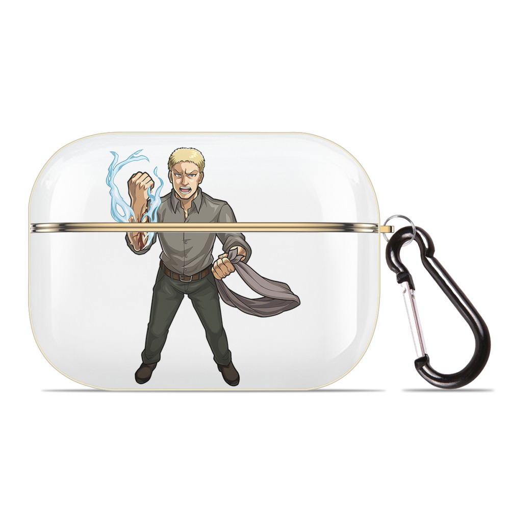 （画像用） 進撃の巨人 ライナー・ブラウン Attack on Titan Reiner Braun 【AirPods Pro用】ハードシェル保護ケース｜耐衝撃・防指紋・カラビナ付き商品仕様