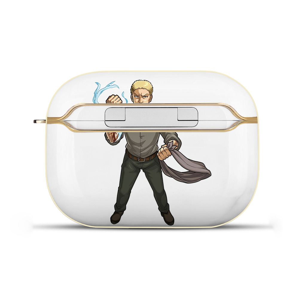 （画像用） 進撃の巨人 ライナー・ブラウン Attack on Titan Reiner Braun 【AirPods Pro用】ハードシェル保護ケース｜耐衝撃・防指紋・カラビナ付き商品仕様