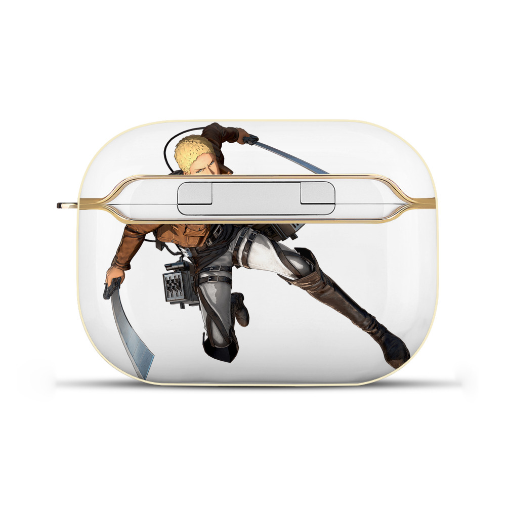 （画像用） 進撃の巨人 ライナー・ブラウン Attack on Titan Reiner Braun 【AirPods Pro用】ハードシェル保護ケース｜耐衝撃・防指紋・カラビナ付き商品仕様