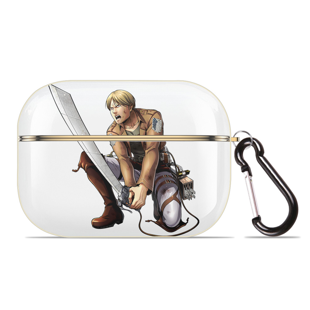 （画像用） 進撃の巨人 ミケ·ザカリアス Attack on Titan Mike Zakarius 【AirPods Pro用】ハードシェル保護ケース｜耐衝撃・防指紋・カラビナ付き商品仕様
