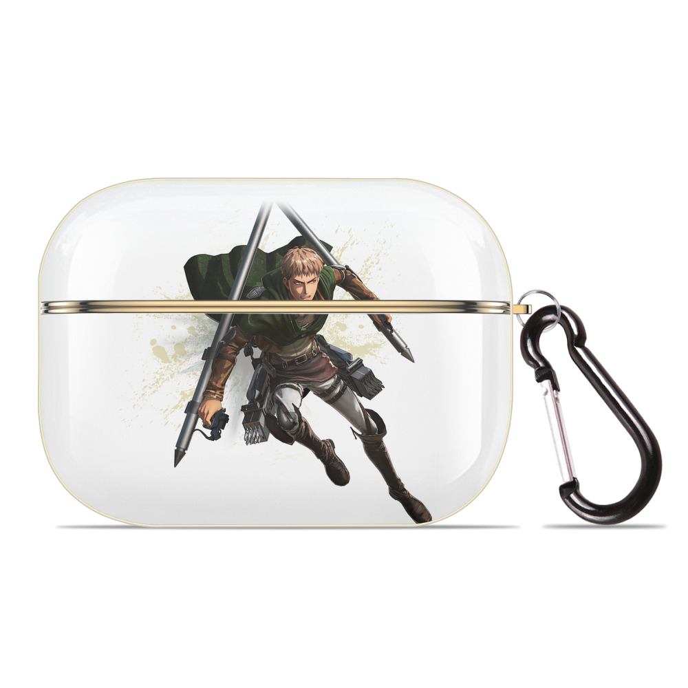 （画像用） 進撃の巨人 ジャン・キルシュタイン Attack on Titan Jean Kirstein 【AirPods Pro用】ハードシェル保護ケース｜耐衝撃・防指紋・カラビナ付き商品仕様