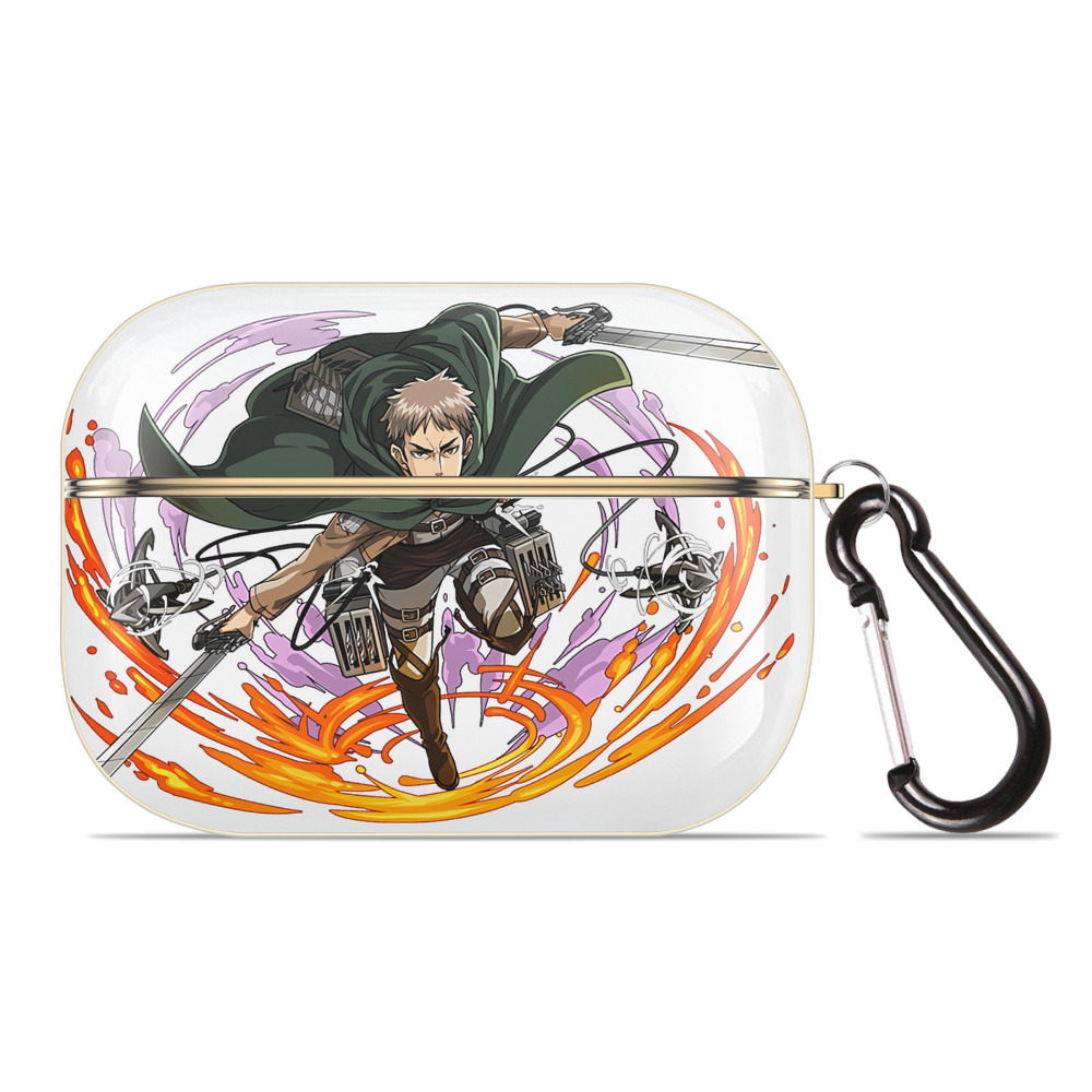（画像用） 進撃の巨人 ジャン・キルシュタイン Attack on Titan Jean Kirstein 【AirPods Pro用】ハードシェル保護ケース｜耐衝撃・防指紋・カラビナ付き商品仕様