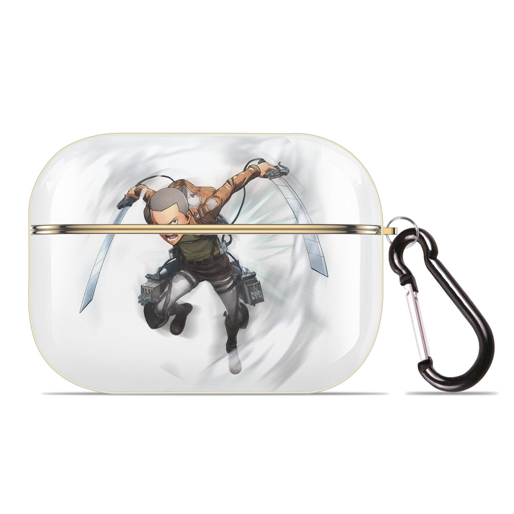 （画像用） 進撃の巨人 コニー·スプリンガー Attack on Titan Connie Springer 【AirPods Pro用】ハードシェル保護ケース｜耐衝撃・防指紋・カラビナ付き商品仕様