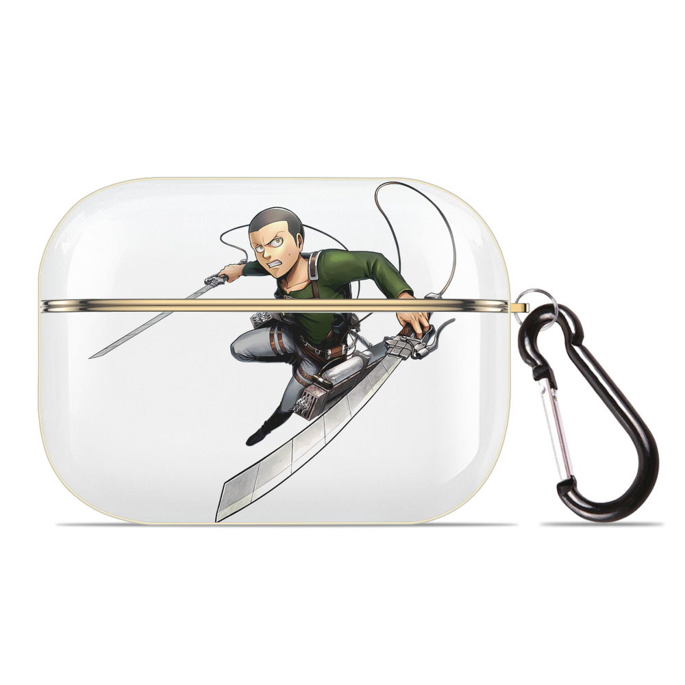 （画像用） 進撃の巨人 コニー·スプリンガー Attack on Titan Connie Springer 【AirPods Pro用】ハードシェル保護ケース｜耐衝撃・防指紋・カラビナ付き商品仕様