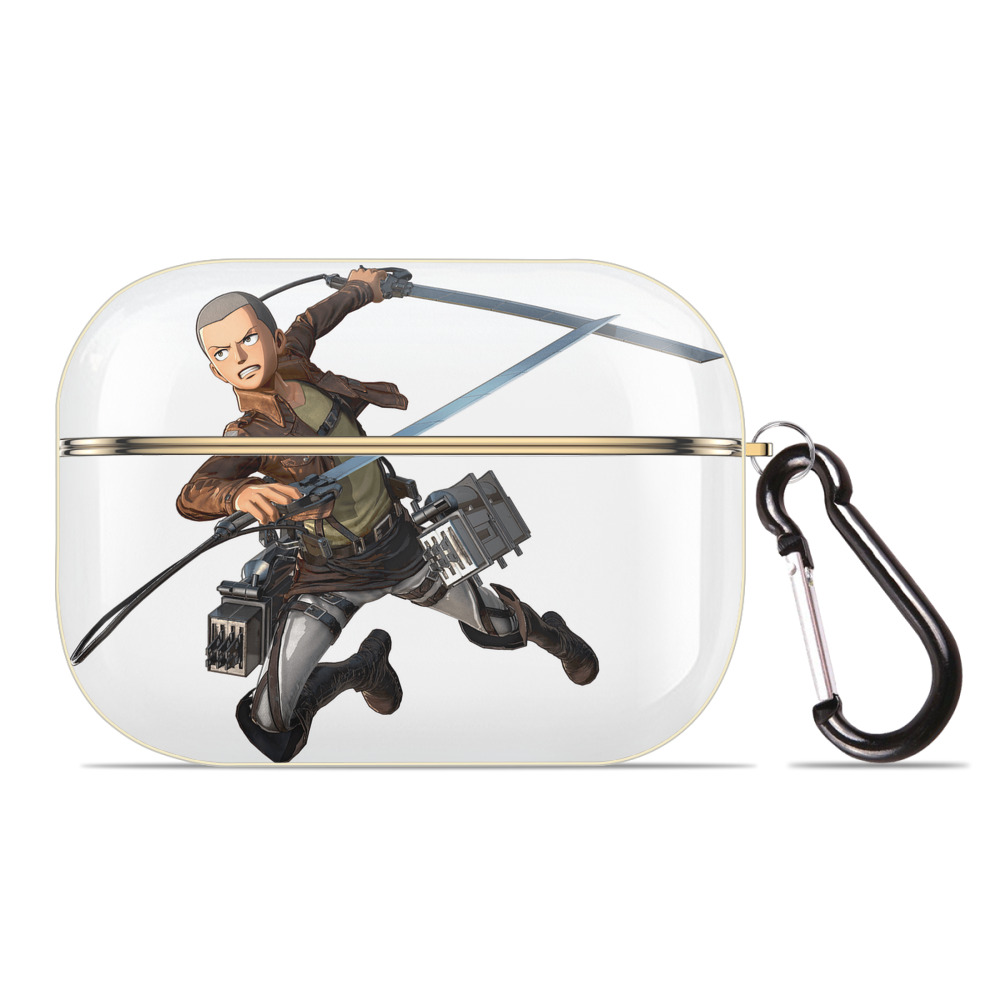 （画像用） 進撃の巨人 コニー·スプリンガー Attack on Titan Connie Springer 【AirPods Pro用】ハードシェル保護ケース｜耐衝撃・防指紋・カラビナ付き商品仕様