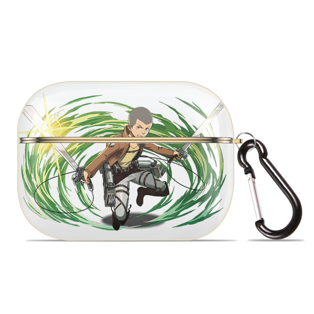 （画像用） 進撃の巨人 コニー·スプリンガー Attack on Titan Connie Springer 【AirPods Pro用】ハードシェル保護ケース｜耐衝撃・防指紋・カラビナ付き商品仕様