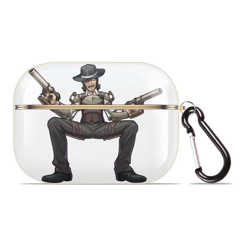 （画像用） 進撃の巨人 ケニー·アッカーマン Attack on Titan Kenny Ackerman 【AirPods Pro用】ハードシェル保護ケース｜耐衝撃・防指紋・カラビナ付き商品仕様