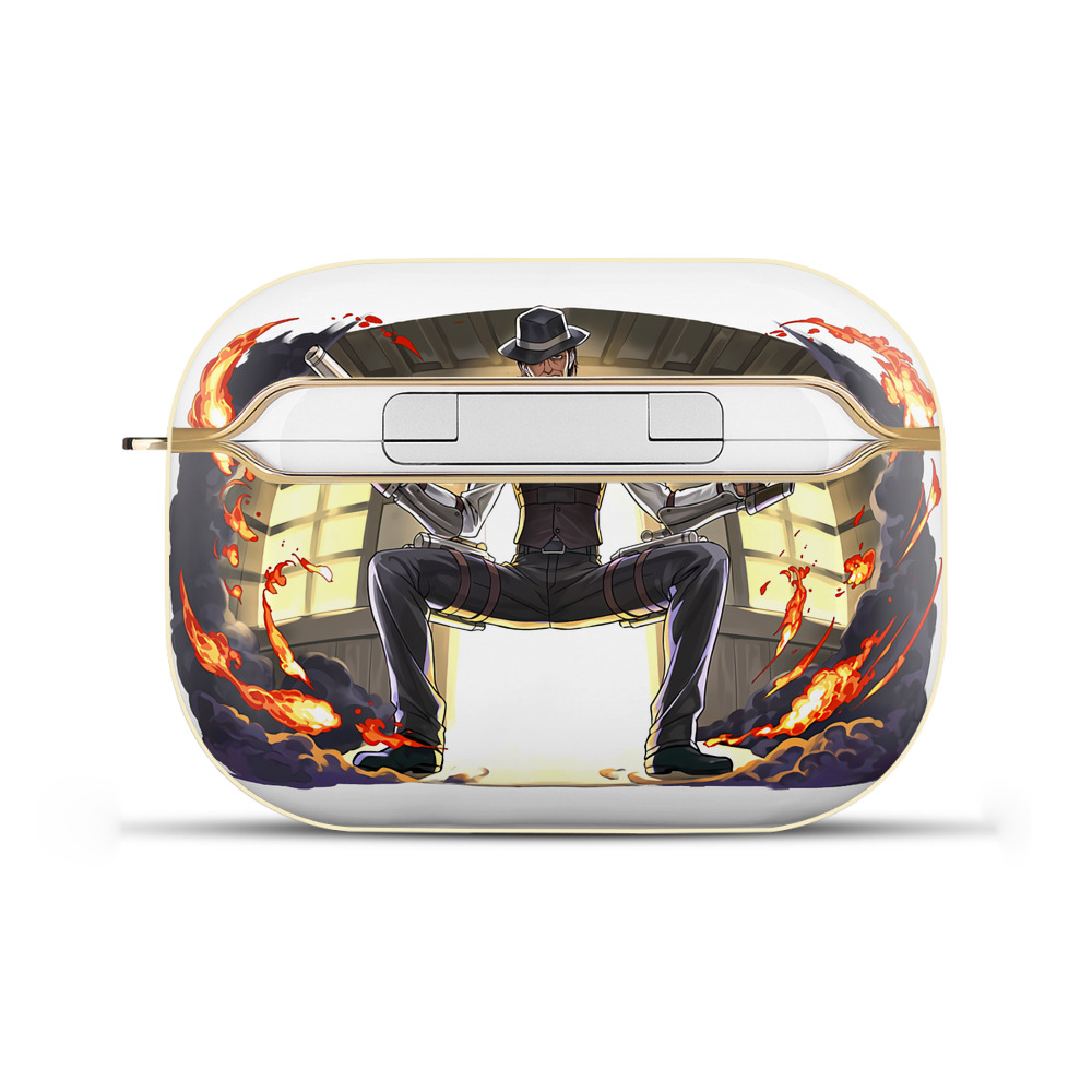 （画像用） 進撃の巨人 ケニー·アッカーマン Attack on Titan Kenny Ackerman 【AirPods Pro用】ハードシェル保護ケース｜耐衝撃・防指紋・カラビナ付き商品仕様