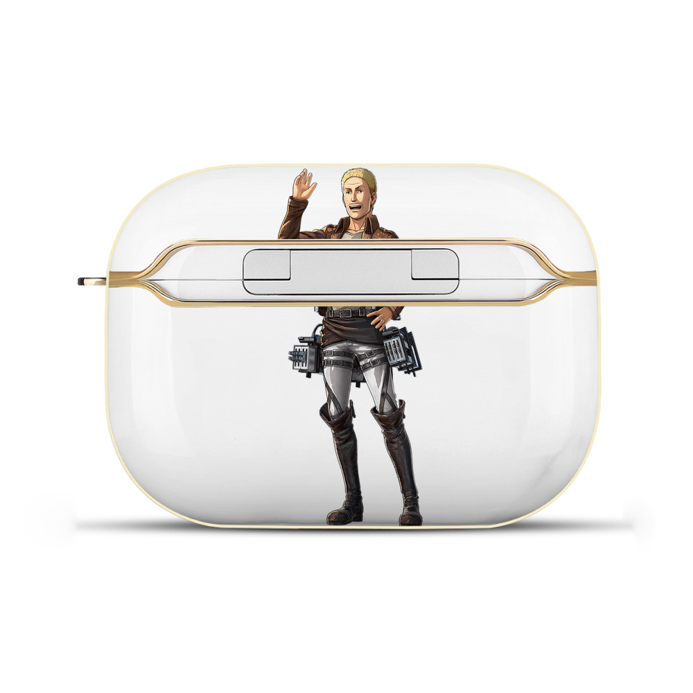 （画像用） 進撃の巨人 ハンネス Attack on Titan Hannes 【AirPods Pro用】ハードシェル保護ケース｜耐衝撃・防指紋・カラビナ付き商品仕様