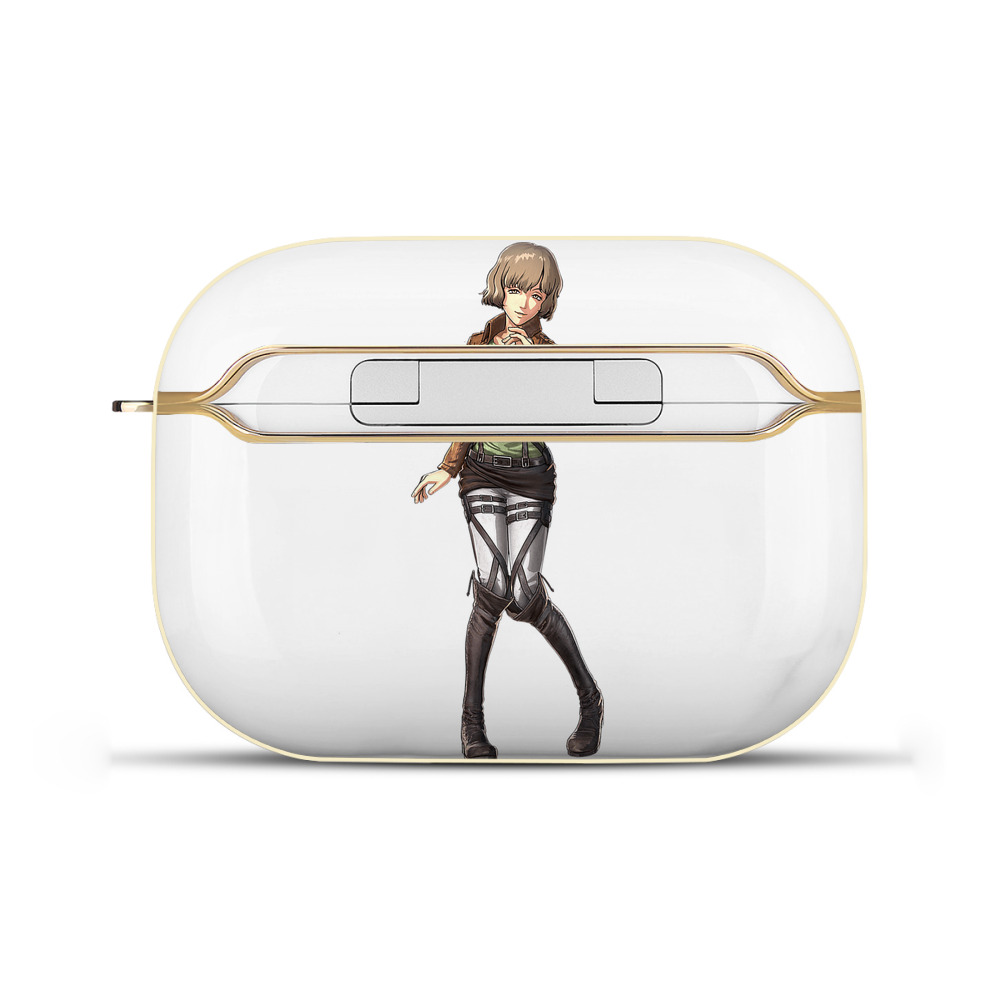 （画像用） 進撃の巨人 ヒツチ Attack on Titan Hitch 【AirPods Pro用】ハードシェル保護ケース｜耐衝撃・防指紋・カラビナ付き商品仕様