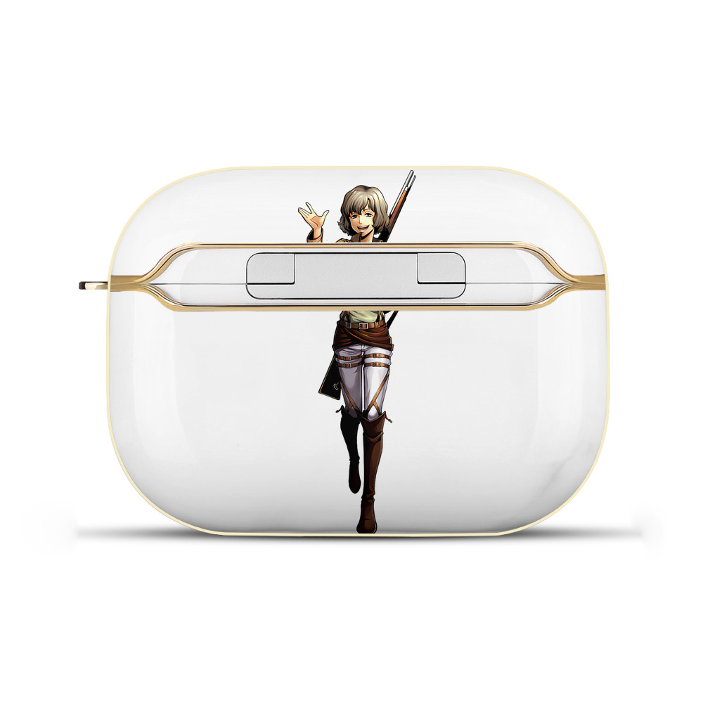 （画像用） 進撃の巨人 ヒツチ Attack on Titan Hitch 【AirPods Pro用】ハードシェル保護ケース｜耐衝撃・防指紋・カラビナ付き商品仕様