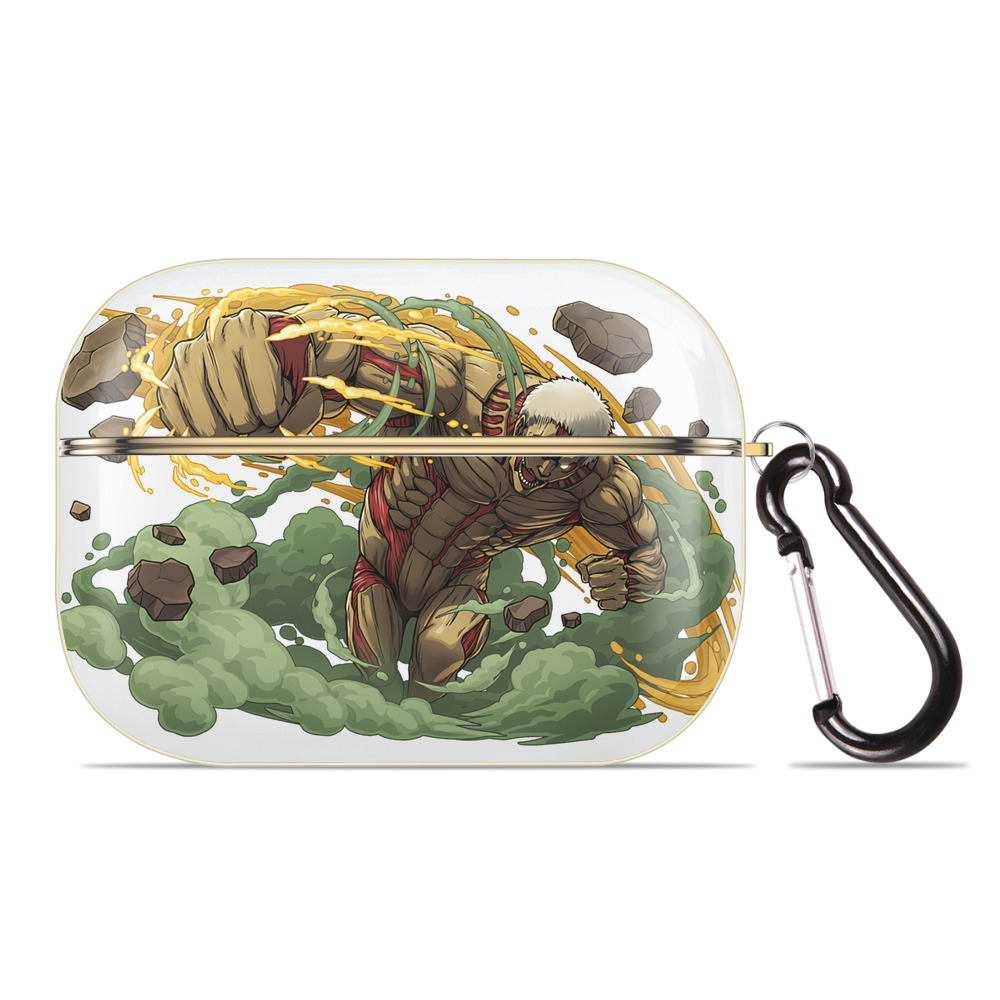 （画像用） 進撃の巨人 Attack on Titan 【AirPods Pro用】ハードシェル保護ケース｜耐衝撃・防指紋・カラビナ付き商品仕様