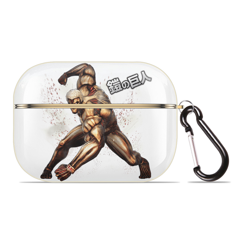 （画像用） 進撃の巨人 Attack on Titan 【AirPods Pro用】ハードシェル保護ケース｜耐衝撃・防指紋・カラビナ付き商品仕様