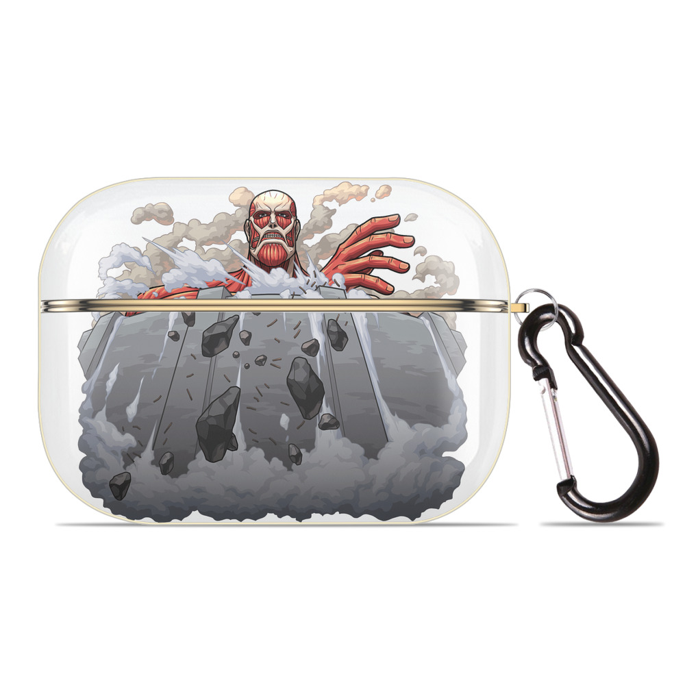 （画像用） 進撃の巨人 Attack on Titan 【AirPods Pro用】ハードシェル保護ケース｜耐衝撃・防指紋・カラビナ付き商品仕様